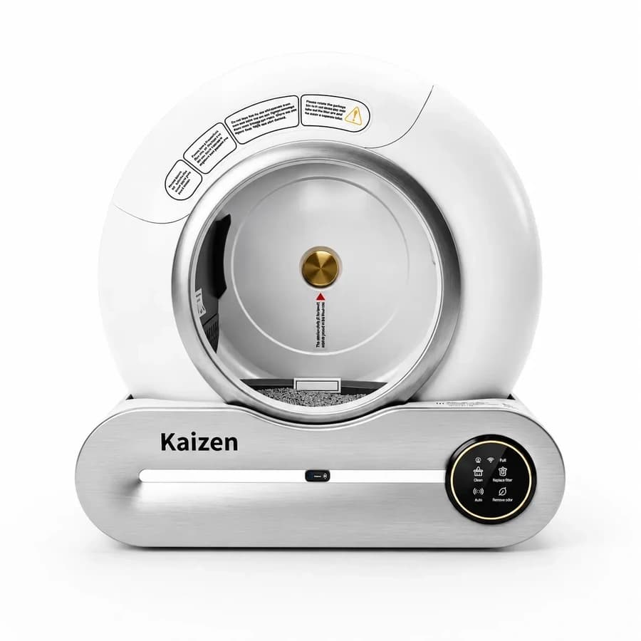 Kaizen smart self-cleaning cat litter box