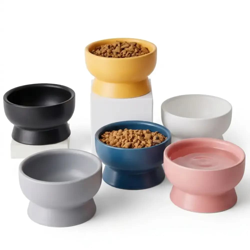 Ceramic Cat Food Dish